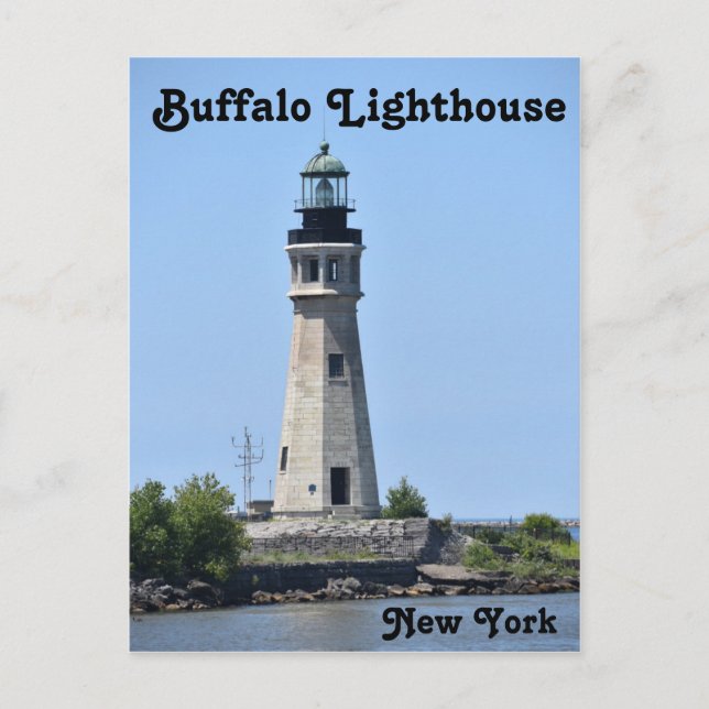 Buffalo lighthouse postcard (Front)