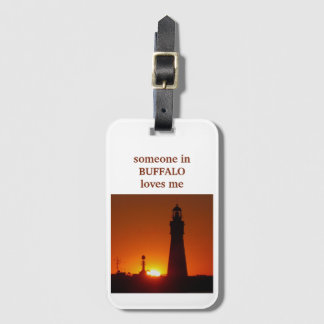 Buffalo Love 15 Luggage Tag