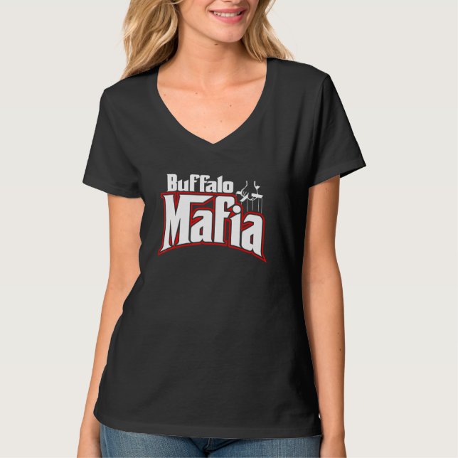 Buffalo Mafia  Football Fan Fanatic Puppet Hand Ny T-Shirt (Front)