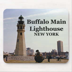 Buffalo Main Lighthouse, New York Mousepad