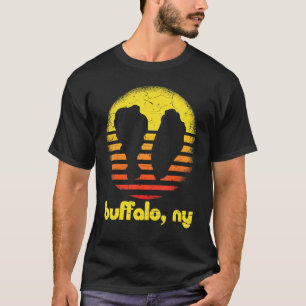 Buffalo New York Chicken Wing Retro Buffalo Ny T-Shirt