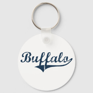 Buffalo New York Classic Design Key Ring