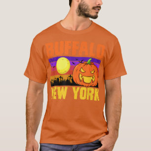 Buffalo New York Happy Halloween Party Local City T-Shirt