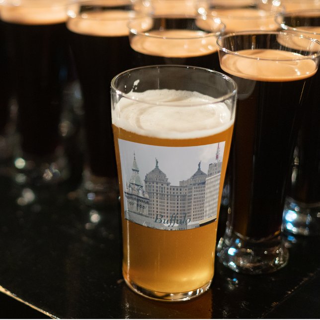 Buffalo, New York Historical Landmarks Glass (In Situ)