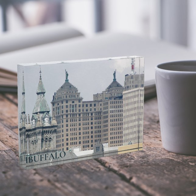 Buffalo, New York Historical Landmarks Photo Block (In Situ)