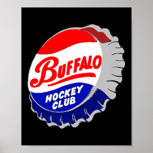 Buffalo New York Hockey Club Bottlecap Poster