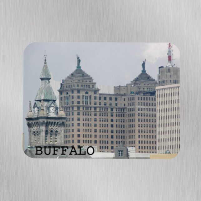 Buffalo, New York Landmarks Photo Magnet (In Situ Fridge)