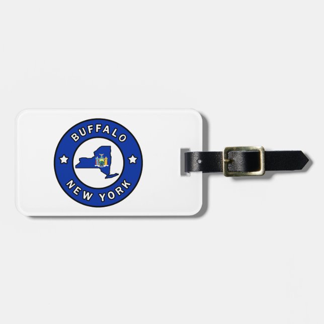 Buffalo New York Luggage Tag (Front Horizontal)