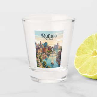 Buffalo, New York Shot Glass