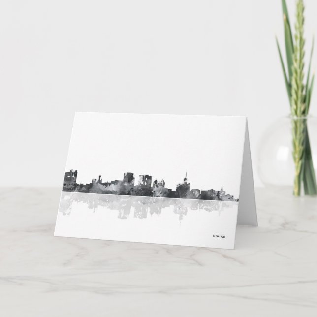 BUFFALO NEW YORK SKYLINE CARD (Front)