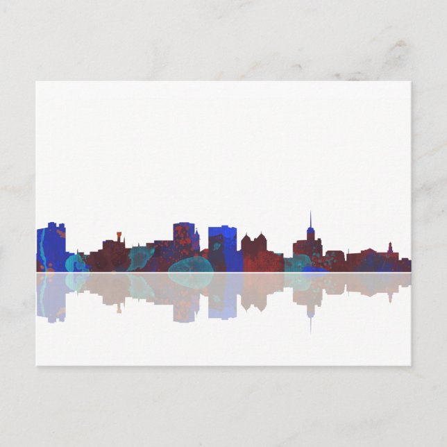 Buffalo New York skyline Postcard (Front)