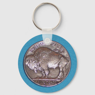 Buffalo Nickel 2 Key Ring