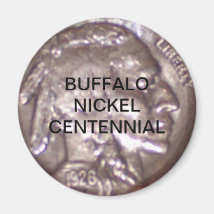 Buffalo Nickel Centennial Magnet