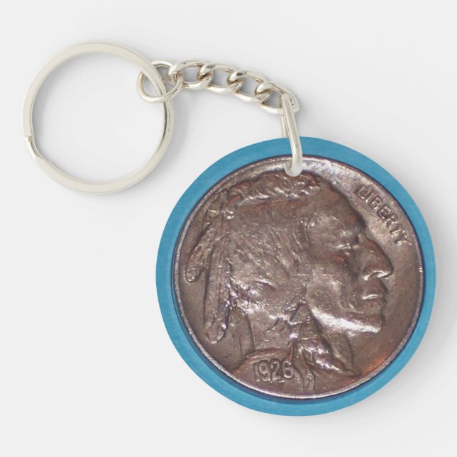 Buffalo Nickel Key Ring (Front)