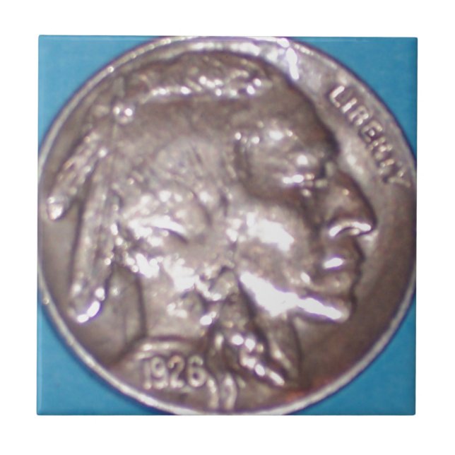 Buffalo Nickel Tile (Front)
