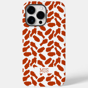 Buffalo NY Chicken Wings Funny Pattern Monogram iPhone 14 Pro Max Case