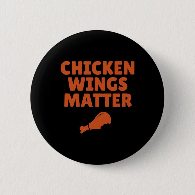 Buffalo Ny Chicken Wings Problem Quote  6 Cm Round Badge (Front)