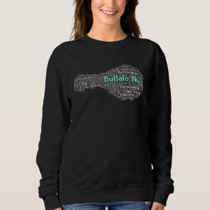Buffalo Ny Landmark Chicken Wing for Men and Women Sweatshirt