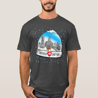 BUFFALO NY snow globe 716 New York love BFLO winte T-Shirt