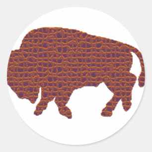 Buffalo Official Classic Round Sticker