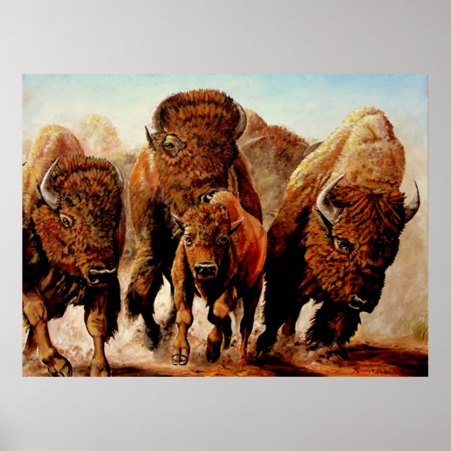 Buffalo "On The Run" Poster (Front)