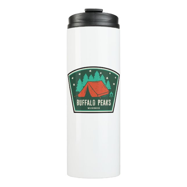 Buffalo Peaks Wilderness Colorado Camping Thermal Tumbler (Front)