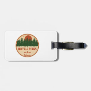 Buffalo Peaks Wilderness Colorado Luggage Tag