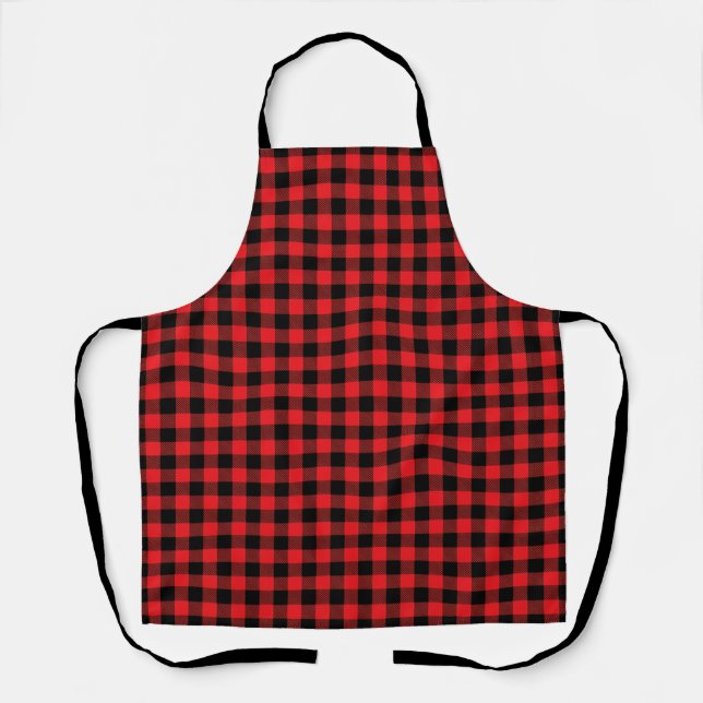 Buffalo Plaid Apron (Front)