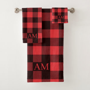 Buffalo Plaid Bath Towel Set