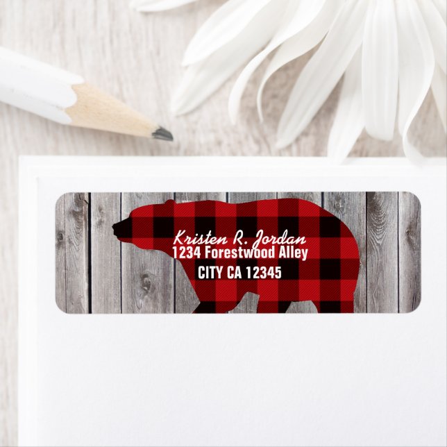 buffalo plaid bear wild one 1st birthday party (Insitu)