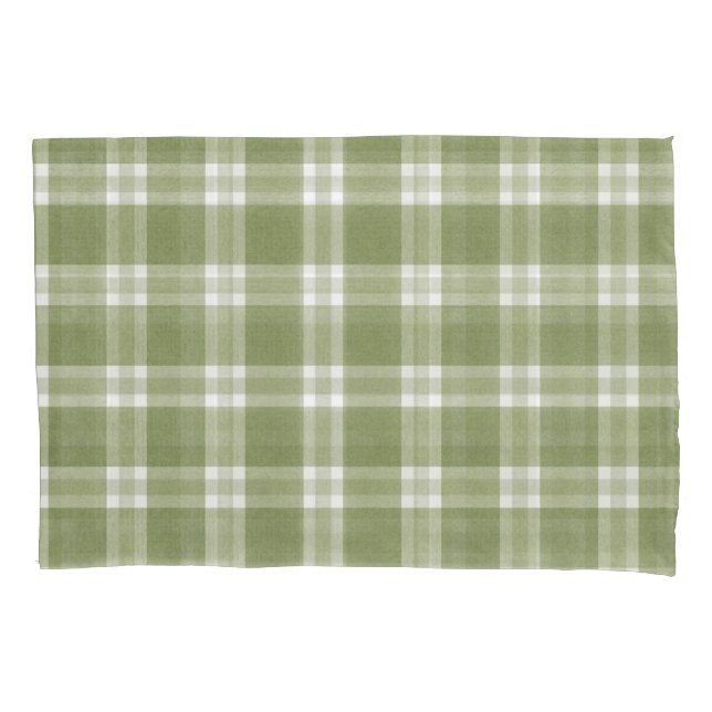 Buffalo Plaid Check Rustic  Pillowcase (Front)