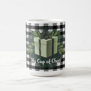 Buffalo Plaid Christmas Gift Green Coffee Mug