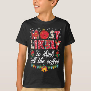 Buffalo Plaid Christmas Most Likely To Drink All T T-Shirt