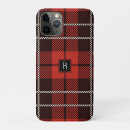 Buffalo Plaid Christmas Red White Black Patterned Case-Mate iPhone Case