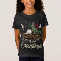 Buffalo Plaid Christmas Tree Red Truck With Leopar