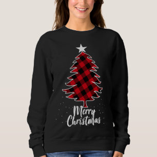 Buffalo Plaid Christmas Tree Sweatshirt