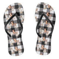 Buffalo Plaid Corgi Dog Watercolor 