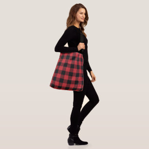 Buffalo Plaid Crossbody Bag