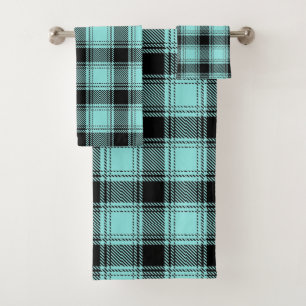 Buffalo Plaid Design Bath Towel Set