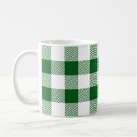 Buffalo Plaid Green White Check