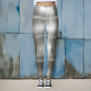 buffalo plaid grey white tartan watercolor trendy leggings