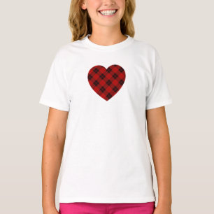 Buffalo Plaid Heart Heart, Heart Rate, Heart Gal T-Shirt