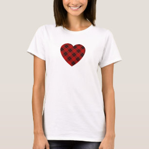 Buffalo Plaid Heart Heart, Heart Rate, Heart Gal T-Shirt