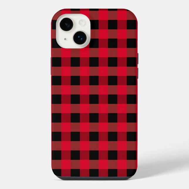Buffalo plaid iPhone case (Back)