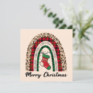 Buffalo Plaid & Leopard Print Rainbow