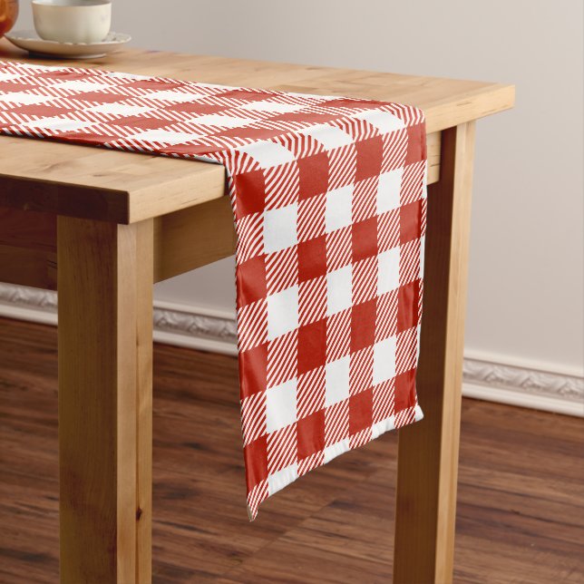 Buffalo Plaid Long Table Runner (In Situ)