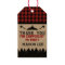 Buffalo Plaid Lumberjack Thank You Favour Tag