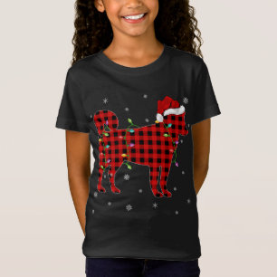 Buffalo Plaid Matching Siberian Husky Christmas Pa T-Shirt