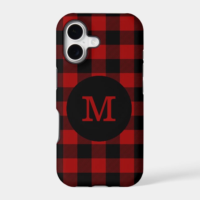 Buffalo Plaid Monogram (Back)