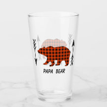 Buffalo Plaid Papa Bear